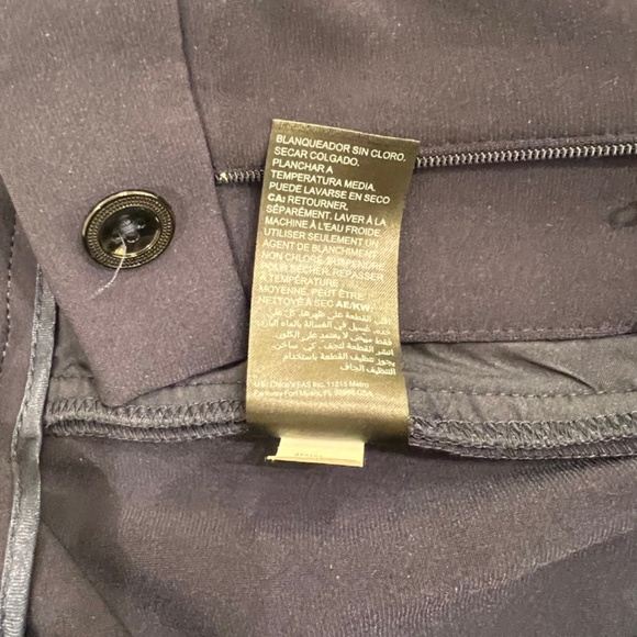 WHBM Navy stretchy cropped dress pants - Picture 7 of 8